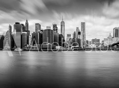 Fototapeta papír 360 x 266, 126584936 - Manhattan from Brooklyn (B&W) - Manhattan z Brooklynu (B&W)