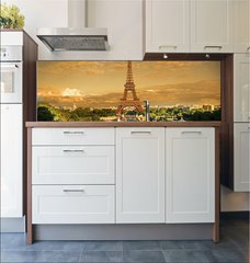 Fototapeta do kuchyn flie 180 x 60  Eifel Tower Paris, 180 x 60 cm