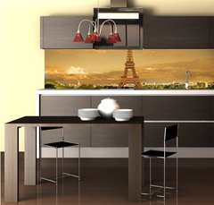 Fototapeta do kuchyně fólie 260 x 60, 12665264 - Eifel Tower Paris - Eifel Tower Paříž
