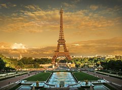 Samolepka flie 270 x 200, 12665264 - Eifel Tower Paris