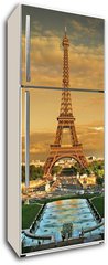 Samolepka na lednici fólie 80 x 200, 12665264 - Eifel Tower Paris - Eifel Tower Paříž