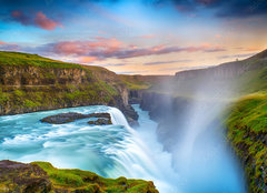 Fototapeta plátno 160 x 116, 126702165 - Gulfoss Falls, Iceland - Gulfoss Falls, Island