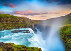 Samolepka flie 200 x 144, 126702165 - Gulfoss Falls, Iceland