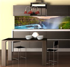 Fototapeta do kuchyně fólie 260 x 60, 126702165 - Gulfoss Falls, Iceland - Gulfoss Falls, Island