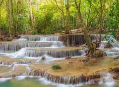 Fototapeta papír 360 x 266, 127693743 - Huai Mae Kamin waterfall - Huai Mae Kamin vodopád