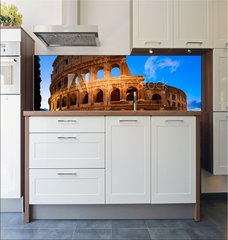 Fototapeta do kuchyn flie 180 x 60, 127759684 - Night view of Colosseum in Rome in Italy