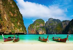 Fototapeta papr 184 x 128, 12791054 - Tropical beach, Maya Bay, Thailand