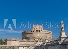 Fototapeta papr 160 x 116, 128550149 - Sant Angelo Bridge in Rome