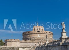 Fototapeta papr 254 x 184, 128550149 - Sant Angelo Bridge in Rome