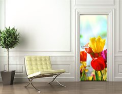 Samolepka na dvee flie 90 x 220, 12856836 - Tulips