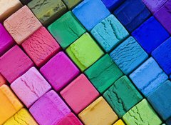 Samolepka flie 100 x 73, 12861956 - mosaico de colores (macro)