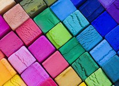 Samolepka flie 200 x 144, 12861956 - mosaico de colores (macro)
