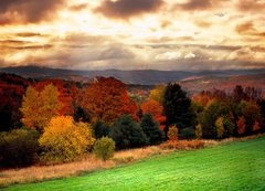 Samolepka flie 200 x 144, 1290922 - vermont fall faliage - vermont pad faliage