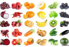 Fototapeta pltno 174 x 120, 129487630 - Fruits and vegetables