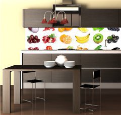 Fototapeta do kuchyn flie 260 x 60, 129487630 - Fruits and vegetables