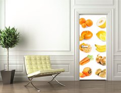 Samolepka na dvee flie 90 x 220, 129487630 - Fruits and vegetables