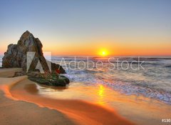 Fototapeta vliesov 100 x 73, 13013771 - Sunrise Rocks