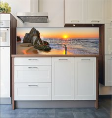 Fototapeta do kuchyn flie 180 x 60  Sunrise Rocks, 180 x 60 cm