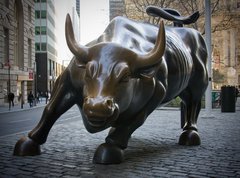 Fototapeta vliesov 270 x 200, 13136017 - wall street bull