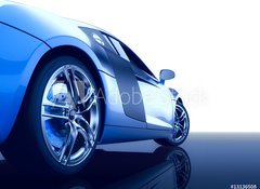 Samolepka flie 100 x 73, 13136508 - Modern sport car (3d render) - Modern sportovn vz (3d render)