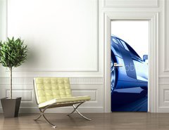 Samolepka na dveře fólie 90 x 220, 13136508 - Modern sport car (3d render) - Moderní sportovní vůz (3d render)
