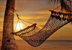 Fototapeta145 x 100  Sunset Hammock, 145 x 100 cm