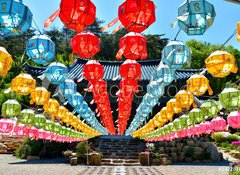 Fototapeta100 x 73  Color Lantern at Temple, 100 x 73 cm