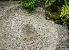Samolepka flie 100 x 73, 132372452 - Zen garden in Japan