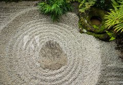 Samolepka flie 145 x 100, 132372452 - Zen garden in Japan