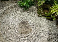 Fototapeta vliesov 200 x 144, 132372452 - Zen garden in Japan - Zen zahrada v Japonsku