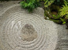 Fototapeta pltno 330 x 244, 132372452 - Zen garden in Japan - Zen zahrada v Japonsku