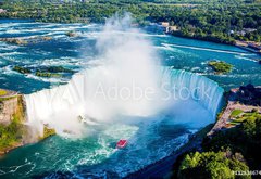 Fototapeta pltno 174 x 120, 132838674 - Niagara falls aerial view
