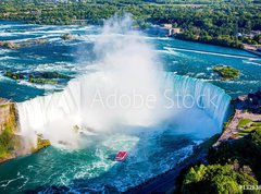 Samolepka flie 270 x 200, 132838674 - Niagara falls aerial view