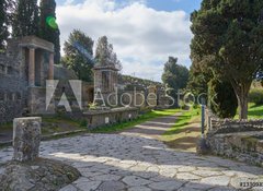 Samolepka flie 100 x 73, 133093356 - Ruins of Pompeii, Naples Italy - Ruiny Pompej, Neapol Itlie