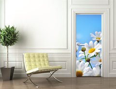 Samolepka na dvee flie 90 x 220  Flowers, 90 x 220 cm