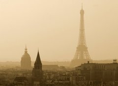 Samolepka flie 100 x 73  View on the Eiffel Tower, 100 x 73 cm