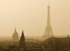 Fototapeta100 x 73  View on the Eiffel Tower, 100 x 73 cm