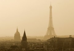 Fototapeta184 x 128  View on the Eiffel Tower, 184 x 128 cm