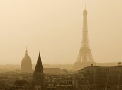 Fototapeta360 x 266  View on the Eiffel Tower, 360 x 266 cm