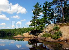 Samolepka flie 100 x 73, 1371454 - scenic lake