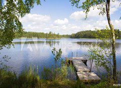 Fototapeta vliesov 100 x 73, 1379767 - summer lake