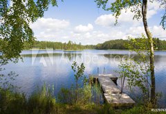 Samolepka flie 145 x 100, 1379767 - summer lake