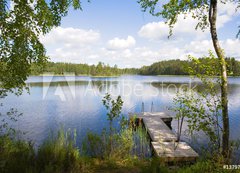 Fototapeta200 x 144  summer lake, 200 x 144 cm