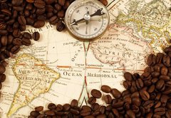 Fototapeta174 x 120  Kaffeehandel, 174 x 120 cm