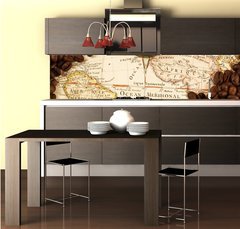 Fototapeta do kuchyn flie 260 x 60  Kaffeehandel, 260 x 60 cm