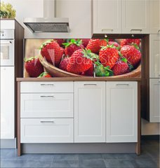 Fototapeta do kuchyn flie 180 x 60, 141549006 - Fresh Sweet Strawberries  - erstv sladk jahody