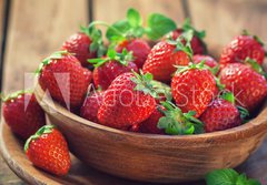 Fototapeta184 x 128  Fresh Sweet Strawberries , 184 x 128 cm