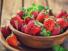 Samolepka flie 270 x 200  Fresh Sweet Strawberries , 270 x 200 cm