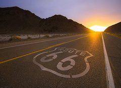 Samolepka flie 100 x 73, 14224539 - Historical route 66