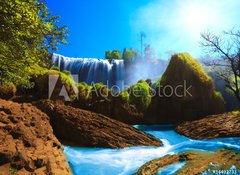 Samolepka flie 100 x 73, 14492733 - Elephant waterfall - Slon vodopd